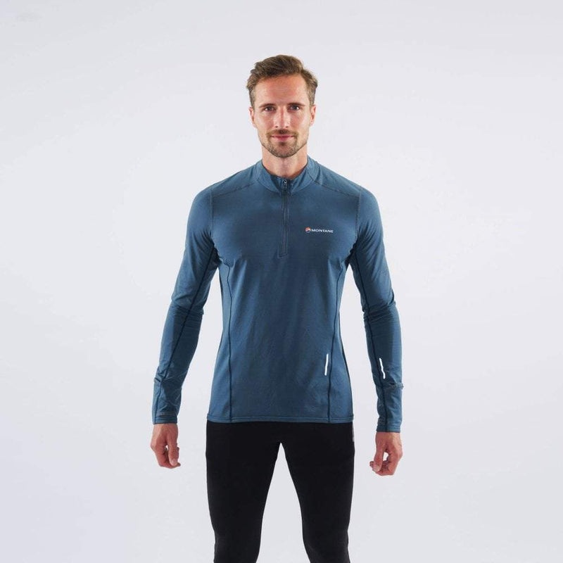 Montane Dragon Pull-On Fleecejacken Herren Blau | KBFM-45023