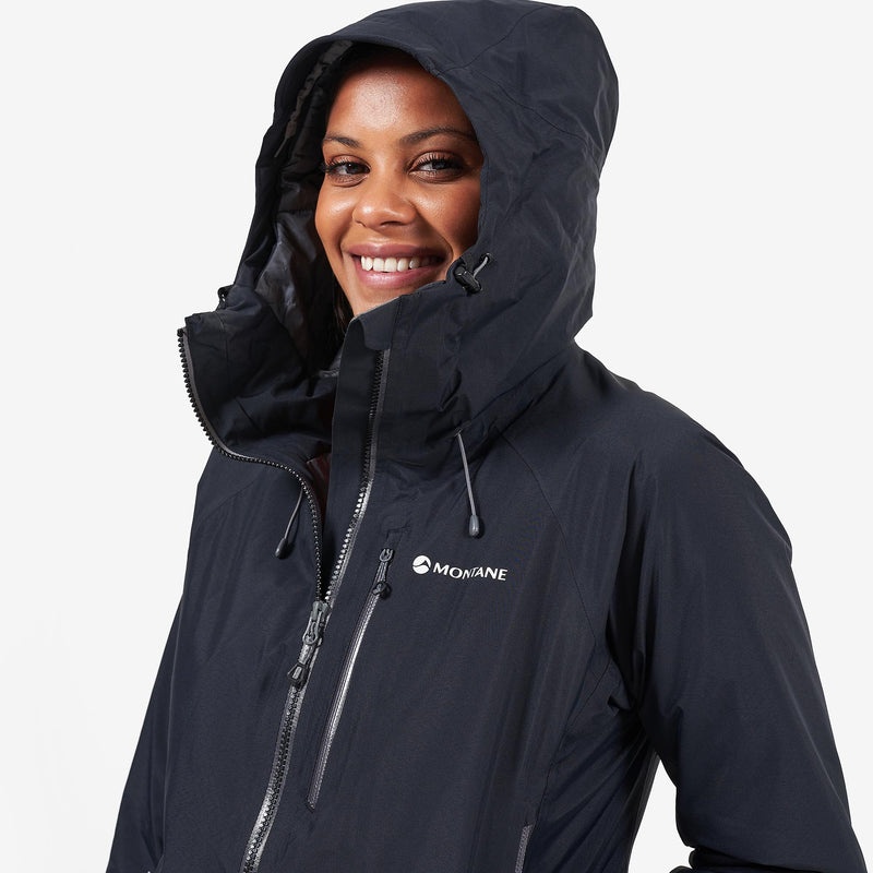 Montane Duality Insulated Regenjacke Damen Schwarz | OYHU-94687