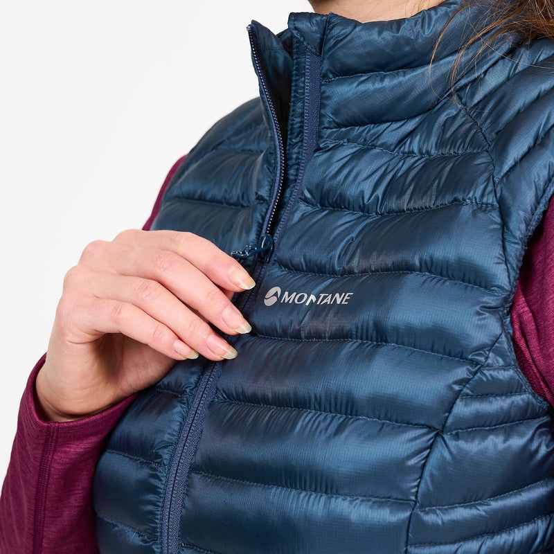 Montane Featherlite Daunenweste Damen Blau | YZVX-15268