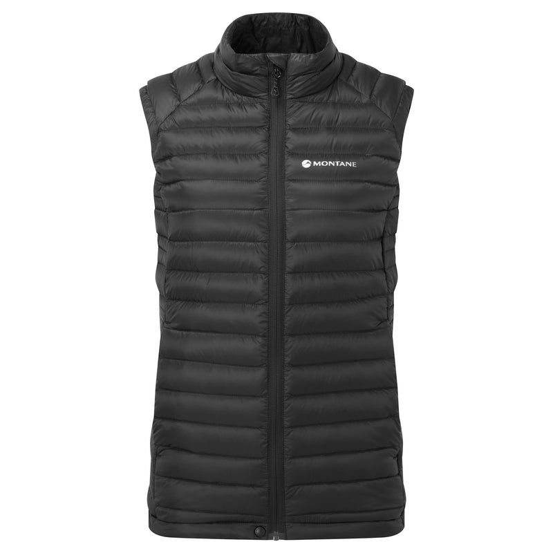 Montane Featherlite Daunenweste Damen Schwarz | WEHZ-68192