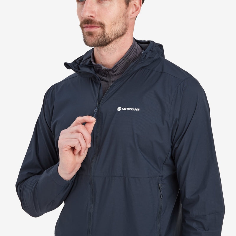 Montane Featherlite Mit Kapuze Windjacke Herren Navy | JQVO-14307