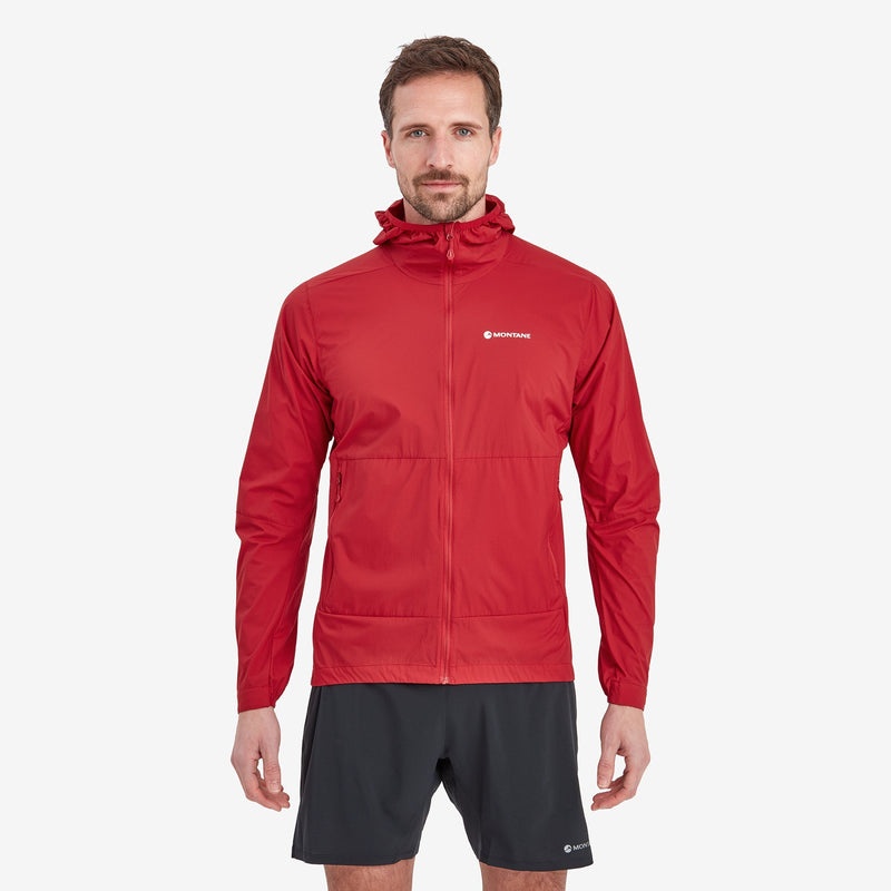 Montane Featherlite Mit Kapuze Windjacke Herren Rot | MTAP-36751