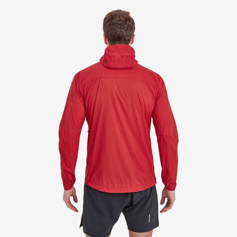 Montane Featherlite Mit Kapuze Windjacke Herren Rot | MTAP-36751