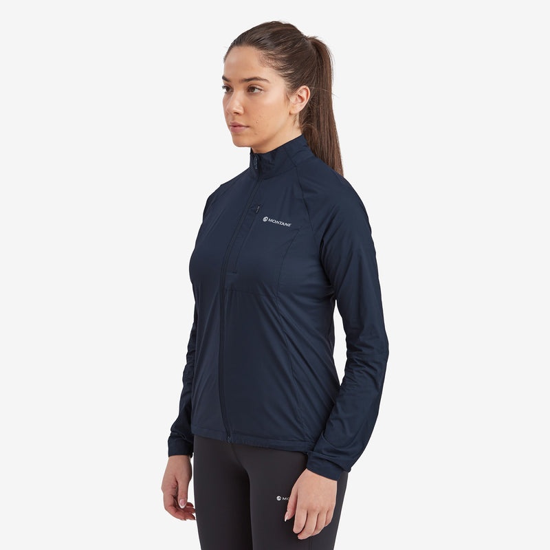 Montane Featherlite Windjacke Damen Navy | FKUW-05273