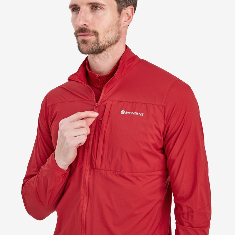 Montane Featherlite Windjacke Herren Rot | KXOV-25319