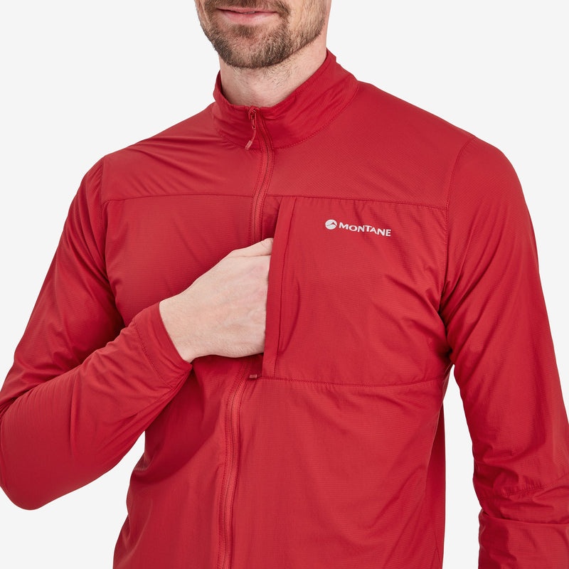 Montane Featherlite Windjacke Herren Rot | KXOV-25319