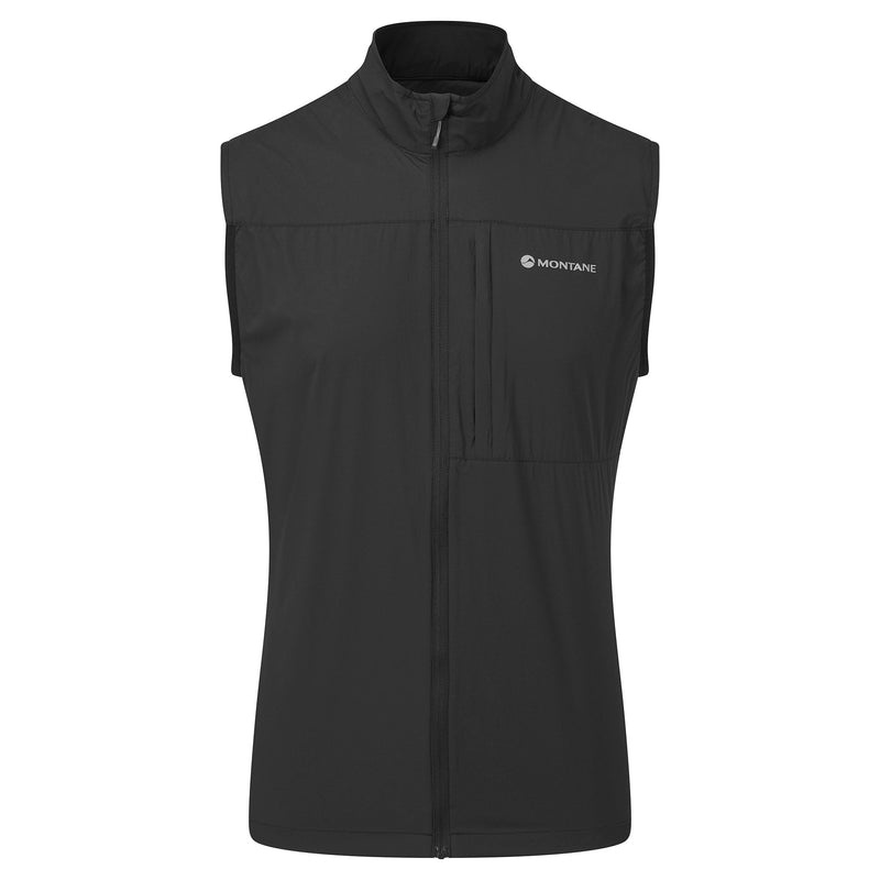 Montane Featherlite Windproof Weste Herren Schwarz | QCTF-97510