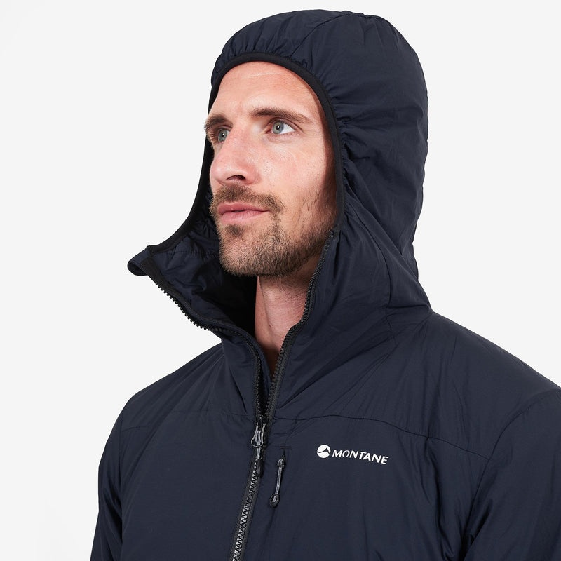 Montane Fireball Kapuzenjacke Herren Schwarz | YAIF-18573