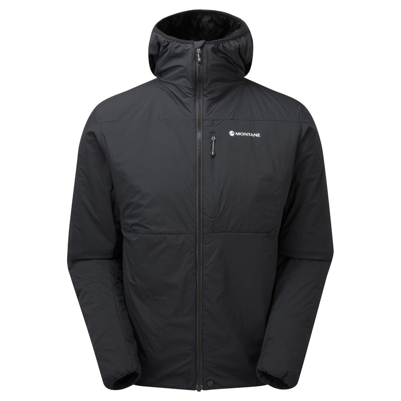 Montane Fireball Kapuzenjacke Herren Schwarz | YAIF-18573