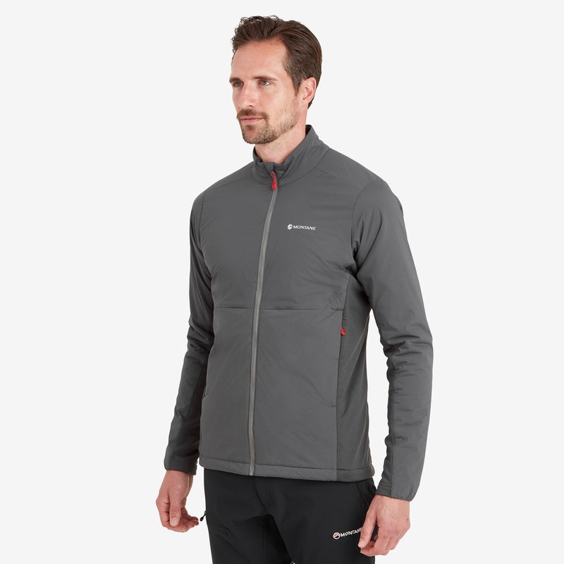 Montane Fireball Lite Isolierte Jacken Herren Dunkelgrau | UYEV-75312