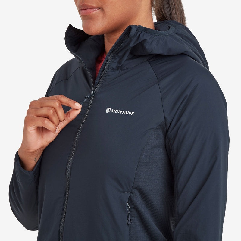 Montane Fireball Lite Mit Kapuze Isolierte Jacken Damen Navy | VLGS-02859