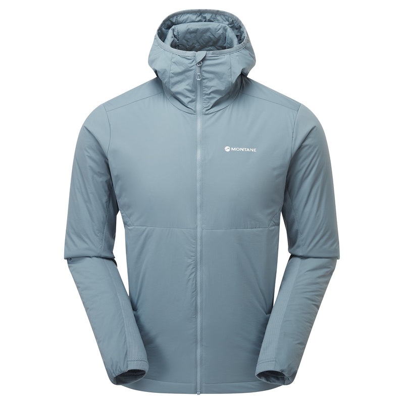 Montane Fireball Lite Mit Kapuze Isolierte Jacken Herren Grau Blau | XUCO-59182