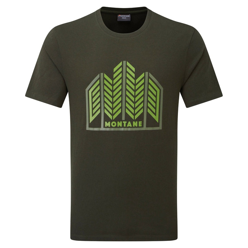 Montane Forest T-Shirt Herren Dunkelgrün | DEOR-08479