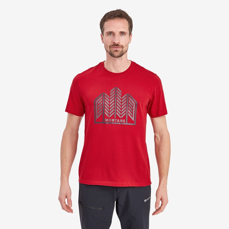 Montane Forest T-Shirt Herren Rot | TWLA-94816