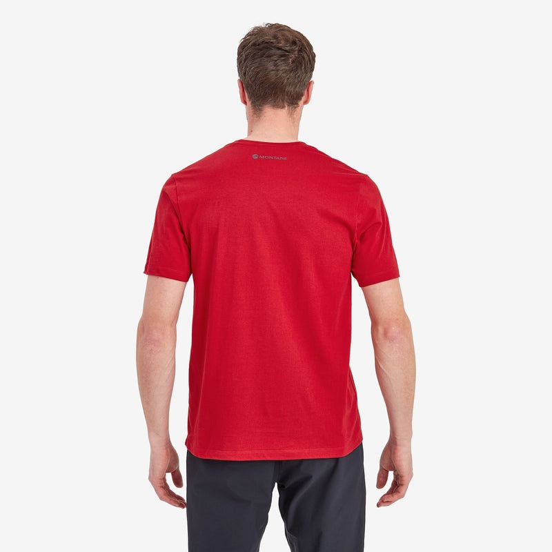 Montane Forest T-Shirt Herren Rot | TWLA-94816