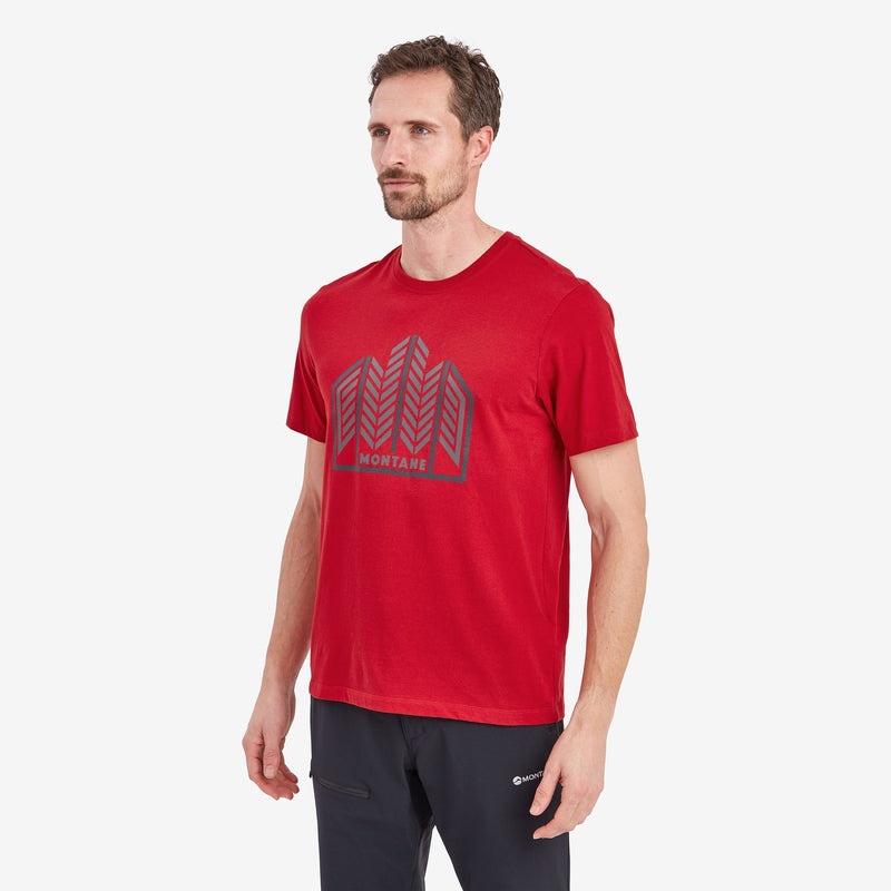 Montane Forest T-Shirt Herren Rot | TWLA-94816