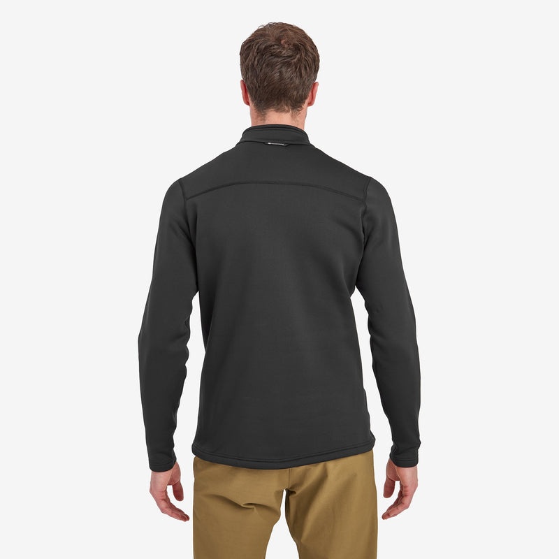 Montane Fury Fleece Zip Pull-On Sweatshirts Herren Schwarz | OGEJ-12309