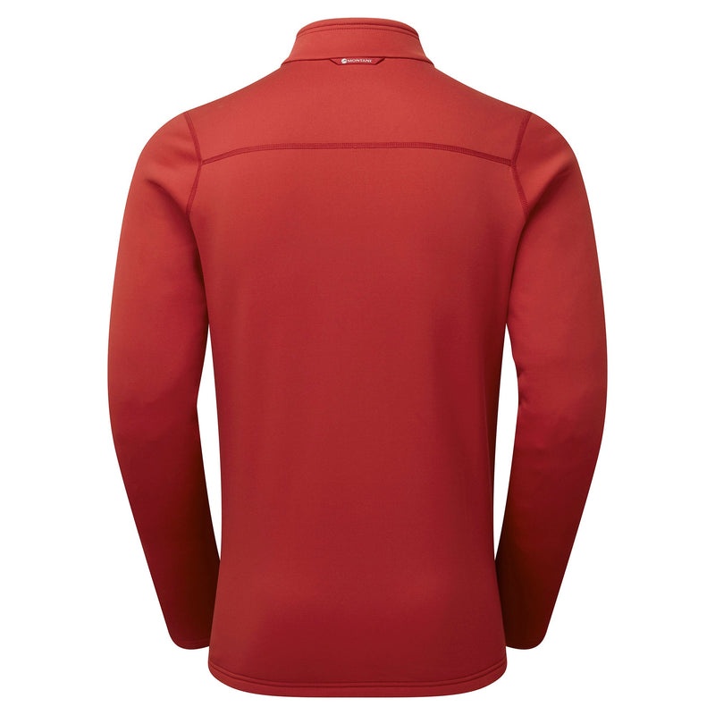 Montane Fury Fleece Zip Pull-On Sweatshirts Herren Rot | BJFN-04381