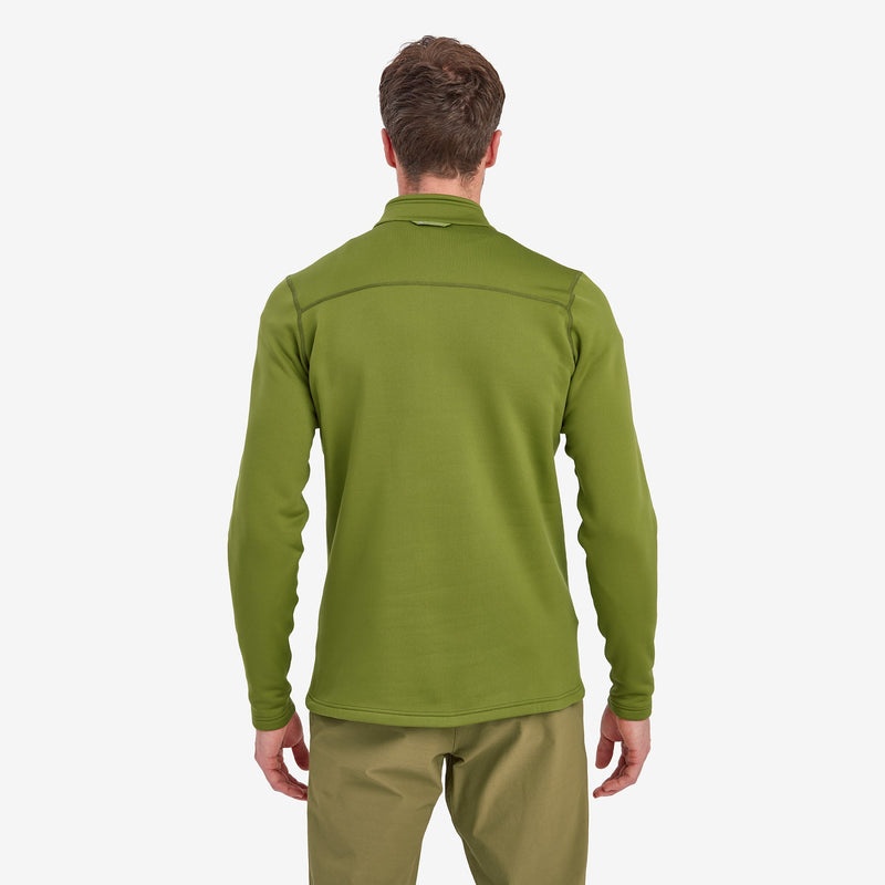 Montane Fury Fleece Zip Pull-On Sweatshirts Herren Grün | RZXH-25746