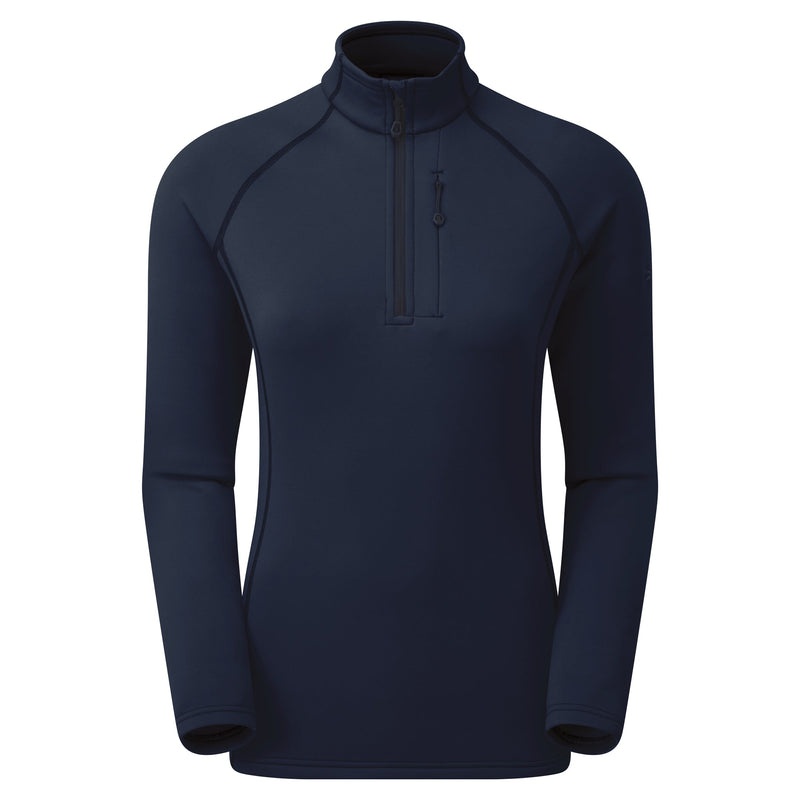 Montane Fury Fleece Zip Pull-On Sweatshirts Damen Navy | OUEM-59276