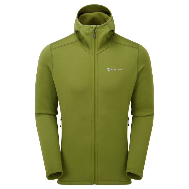 Montane Fury Mit Kapuze Fleecejacken Herren Grün | SJIT-97803