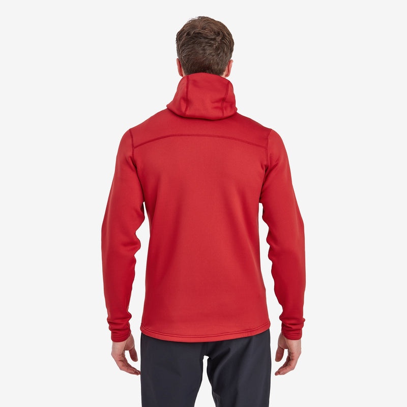 Montane Fury Mit Kapuze Fleecejacken Herren Rot | JHDM-73942