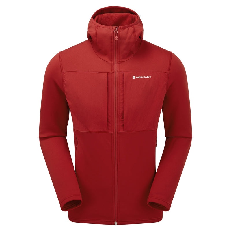 Montane Fury XT Mit Kapuze Fleecejacken Herren Rot | CJEG-10542