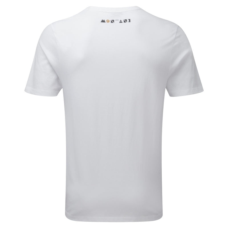 Montane Geometry T-Shirt Herren Weiß | IUBO-42718