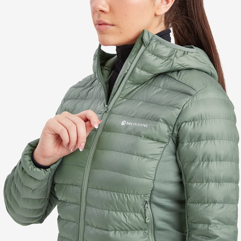 Montane Icarus Lite Kapuzenjacke Damen Grün | RMST-23794