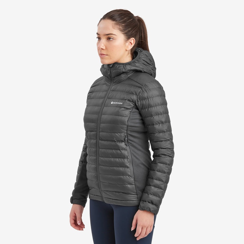 Montane Icarus Lite Kapuzenjacke Damen Schwarz | DUHN-09341