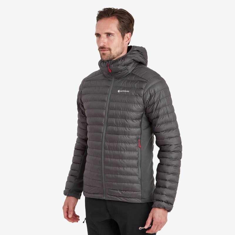 Montane Icarus Lite Kapuzenjacke Herren Schwarz | JZGE-82974