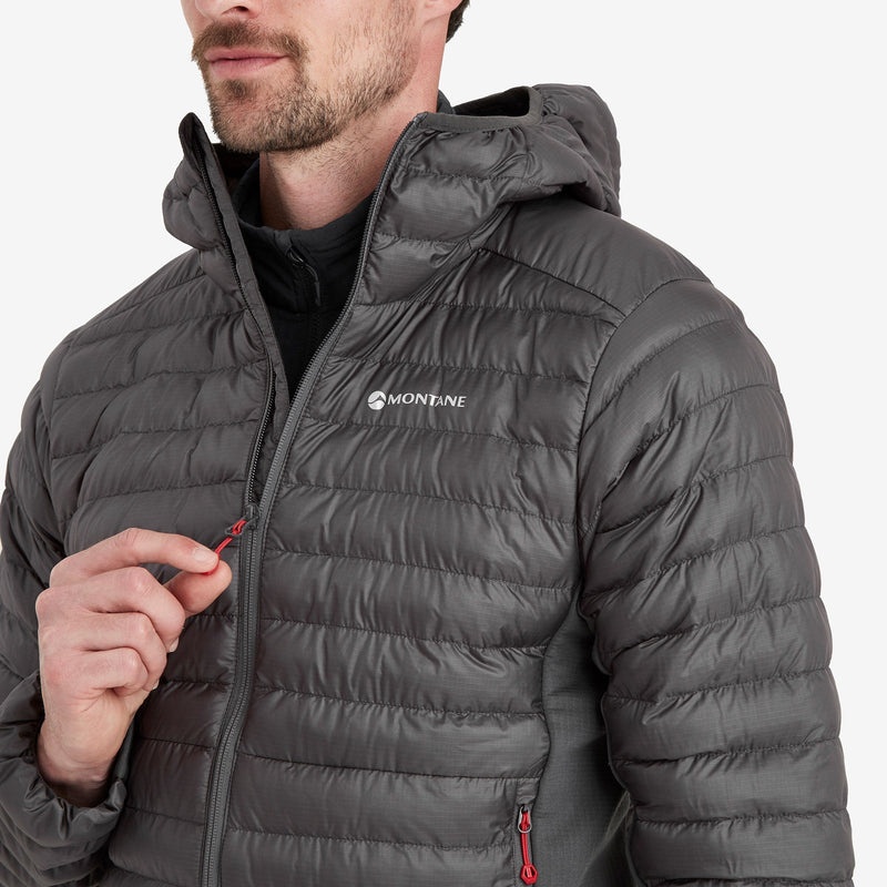 Montane Icarus Lite Kapuzenjacke Herren Schwarz | JZGE-82974