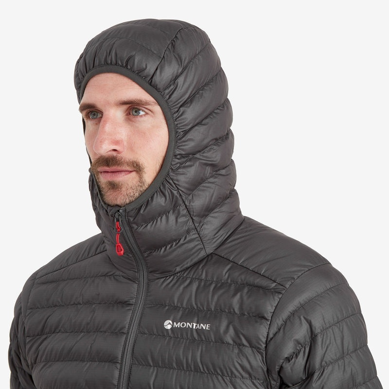 Montane Icarus Lite Kapuzenjacke Herren Schwarz | JZGE-82974