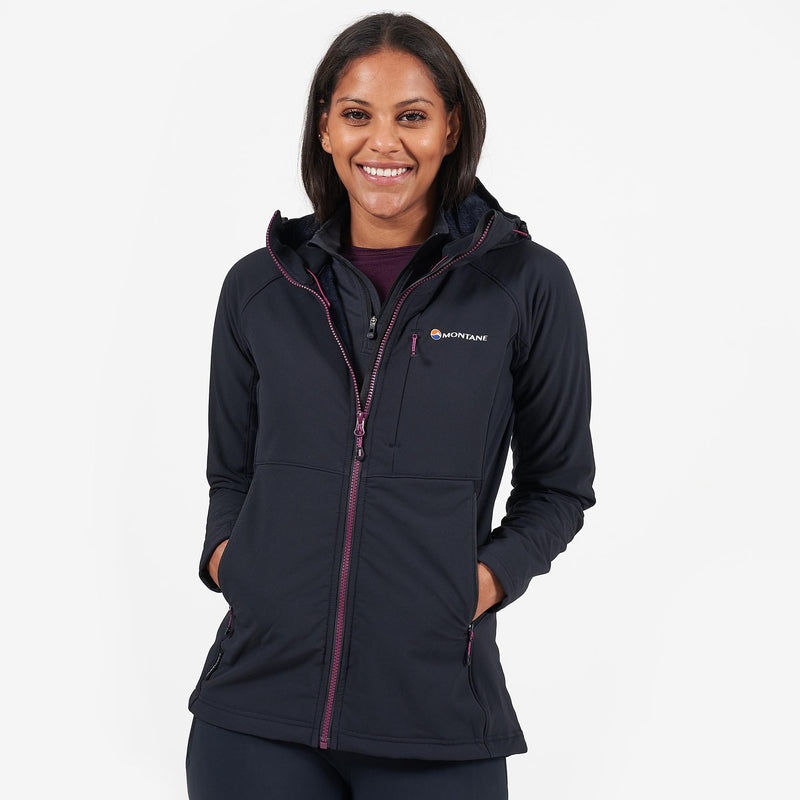 Montane Krypton Softshell Jacke Damen Schwarz | DHEJ-40271