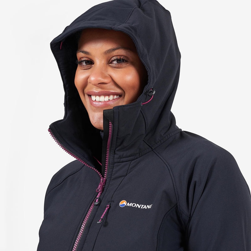 Montane Krypton Softshell Jacke Damen Schwarz | DHEJ-40271