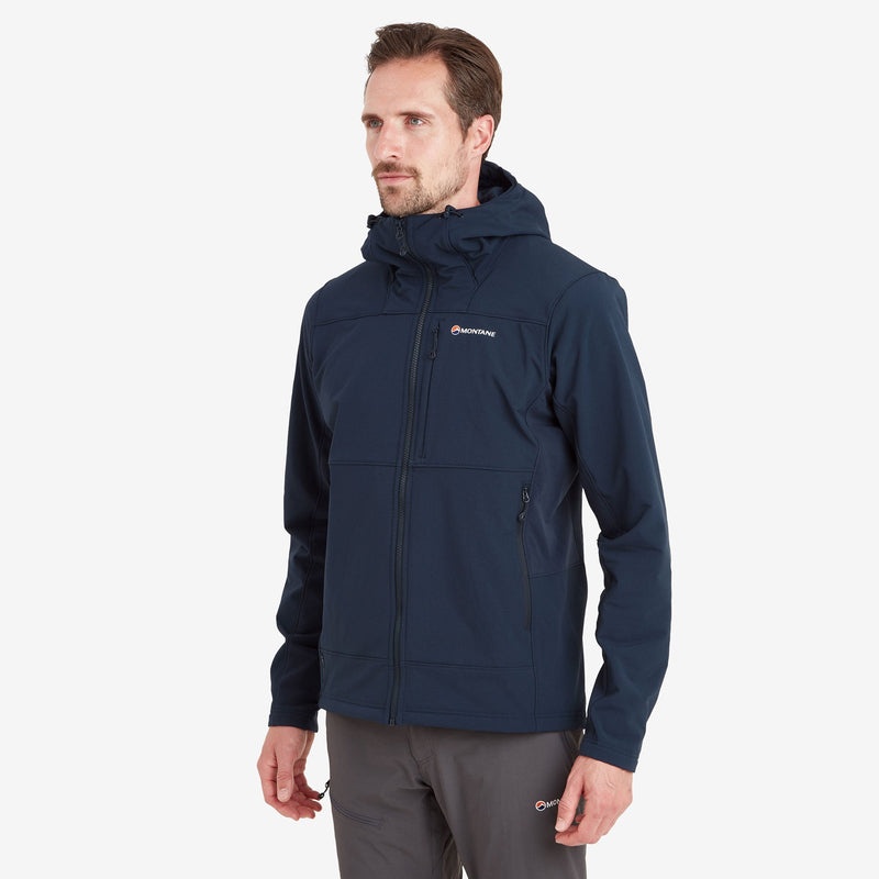 Montane Krypton Softshell Jacke Herren Navy | EADS-93210