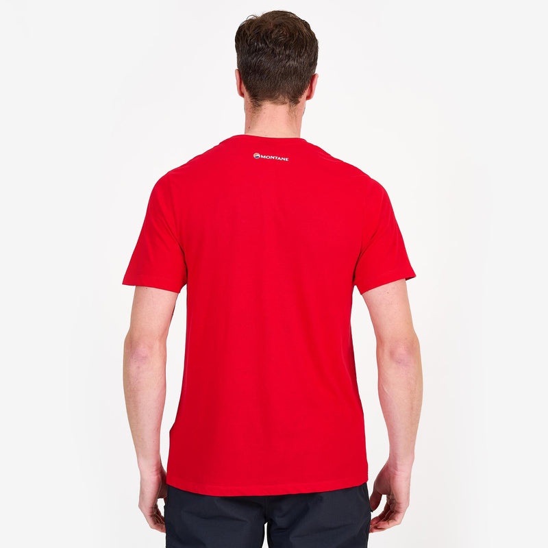 Montane Laufschuhe Klassische T-Shirt Herren Rot | ANJP-15346