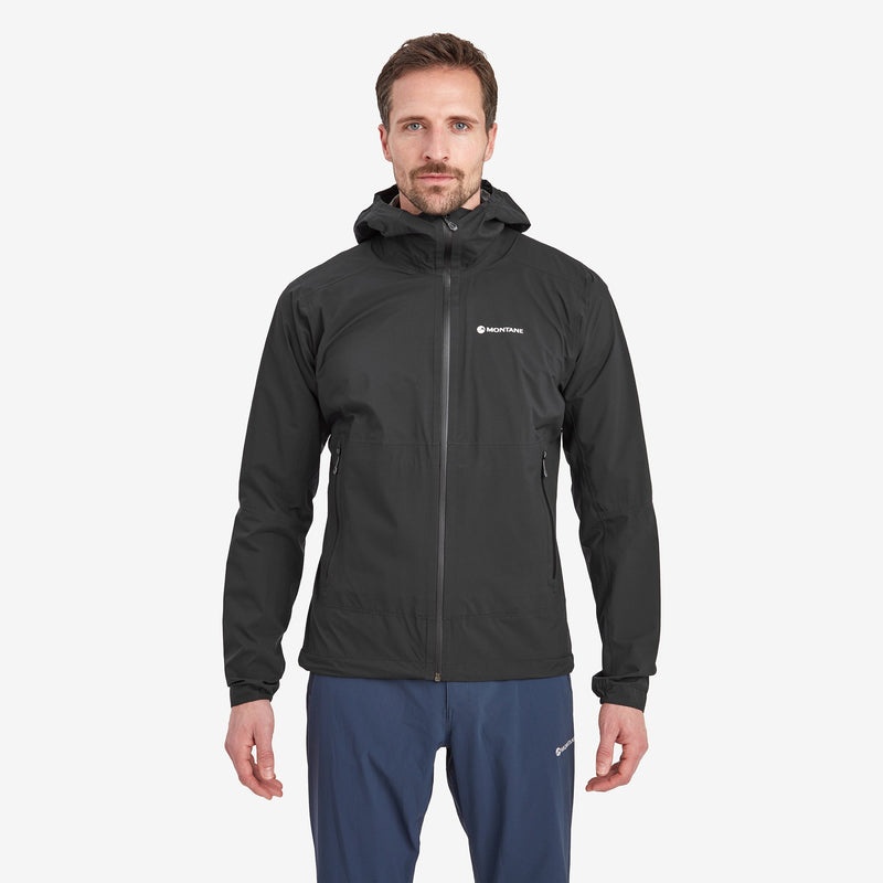 Montane Minimus Lite Regenjacke Herren Schwarz | TJRX-27193