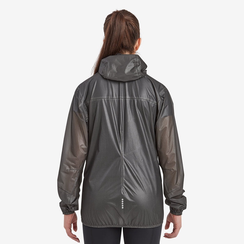 Montane Minimus Nano Pull-On Regenjacke Damen Grau | AXFP-75893