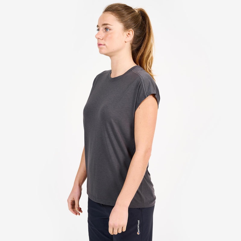 Montane Mira T-Shirt Damen Dunkelgrau | CJKH-81093