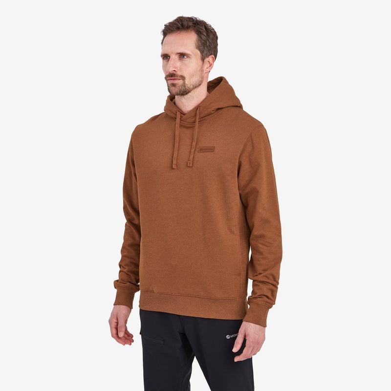 Montane Mono Logo Hoodie Herren Braun | BYAF-84561