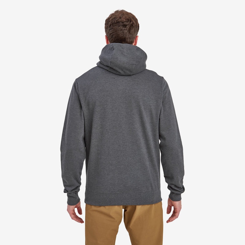 Montane Mono Logo Hoodie Herren Dunkelgrau | BWSP-86504