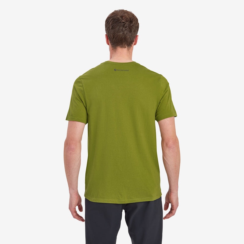 Montane Mono Logo T-Shirt Herren Dunkelgrün | KEXY-34275