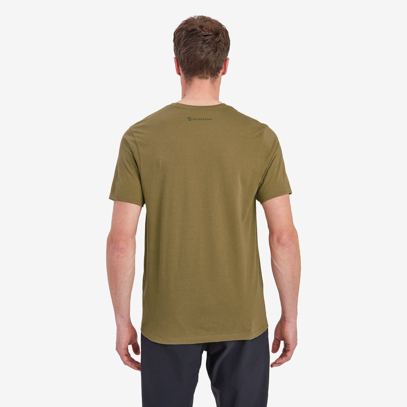 Montane Mono Logo T-Shirt Herren Olivgrün | ZCSY-85346