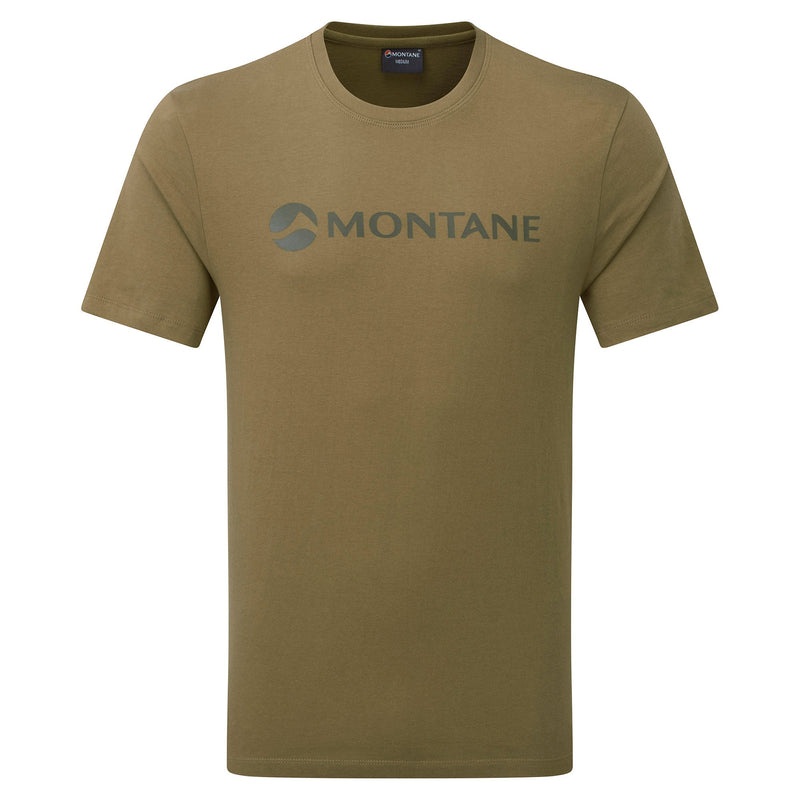 Montane Mono Logo T-Shirt Herren Olivgrün | ZCSY-85346