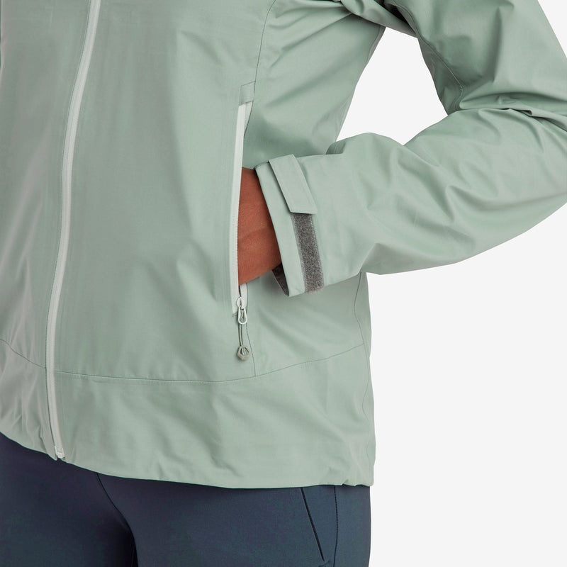 Montane Phase Lite Regenjacke Damen Olivgrün | OCNP-15976