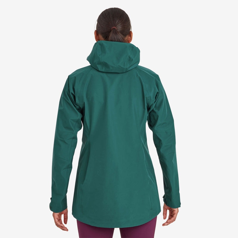 Montane Phase Regenjacke Damen Dunkelgrün | MURV-89014