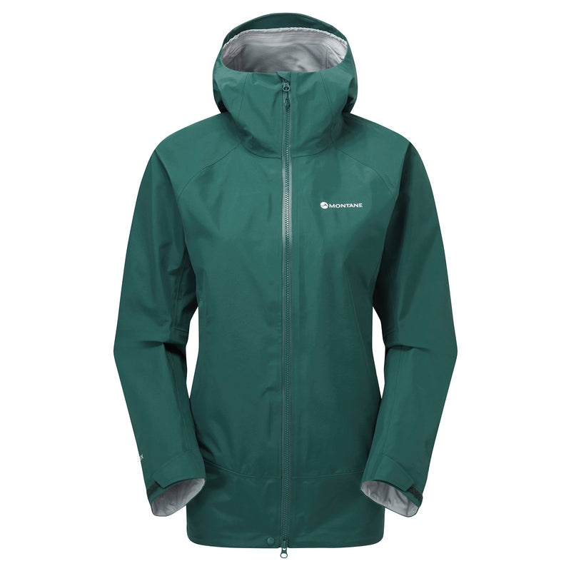 Montane Phase Regenjacke Damen Dunkelgrün | MURV-89014