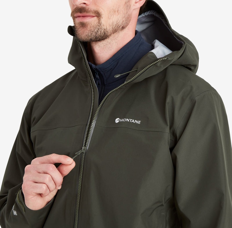 Montane Phase Regenjacke Herren Dunkelgrün | ZTVO-83274