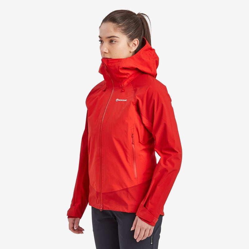 Montane Phase XPD Regenjacke Damen Rot | JWAX-59026